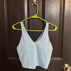 All in Motion Light Blue Women's Crop Top